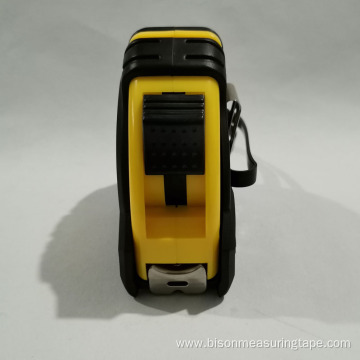 Three stops Rubber Case Measuring Tape